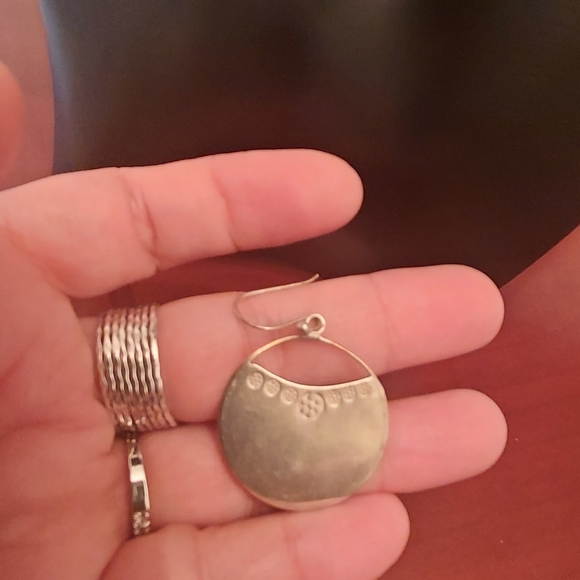 Sterling silver vintage earrings - Picture 8 of 10